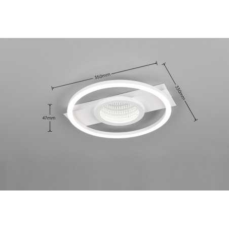 Rl Lampa Natynkowa Led Wheeler R64801131 Biały