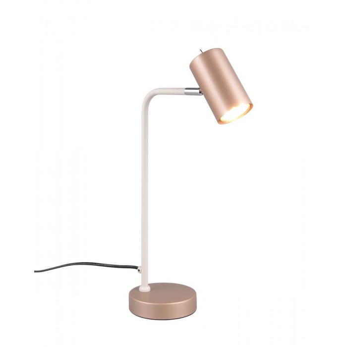 Trio Lampa Stołowa Marley 512400165 Brązowy I Odcienie Brązu