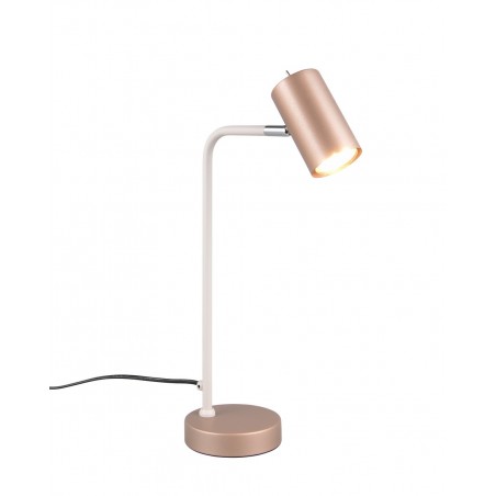 Trio Lampa Stołowa Marley 512400165 Brązowy I Odcienie Brązu