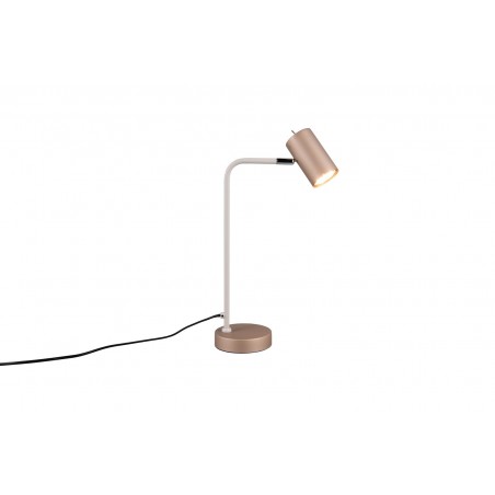 Trio Lampa Stołowa Marley 512400165 Brązowy I Odcienie Brązu