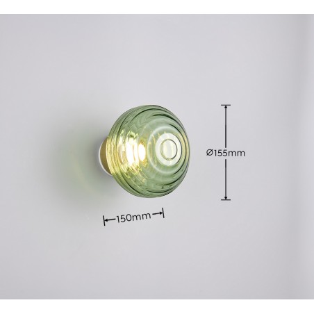 Rl Kinkiet Earl R27771115 Złoty I Odcienie Złota, Zielony