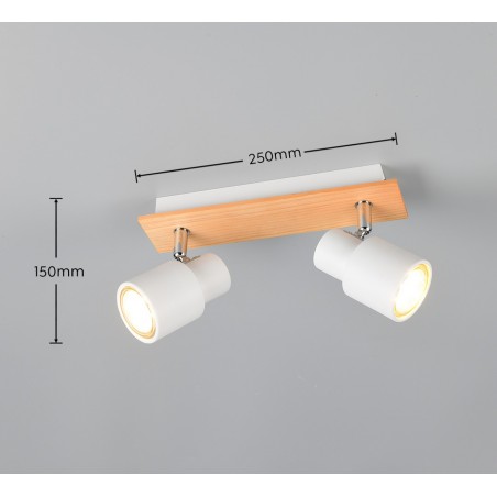 Rl Reflektor Ścienny Pierre R81982031 Biały