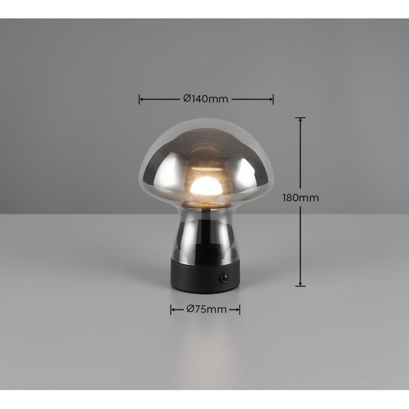 Rl Lampa Stołowa Dooley R54981154 Czarny