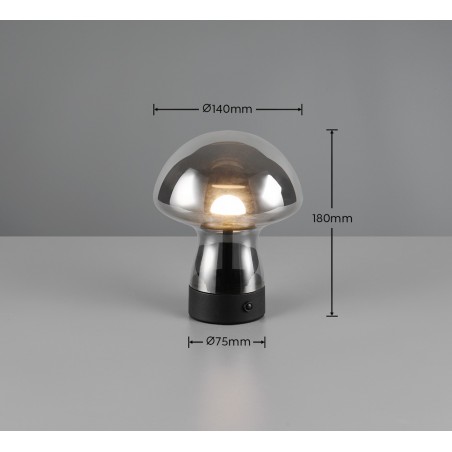 Rl Lampa Stołowa Dooley R54981154 Czarny