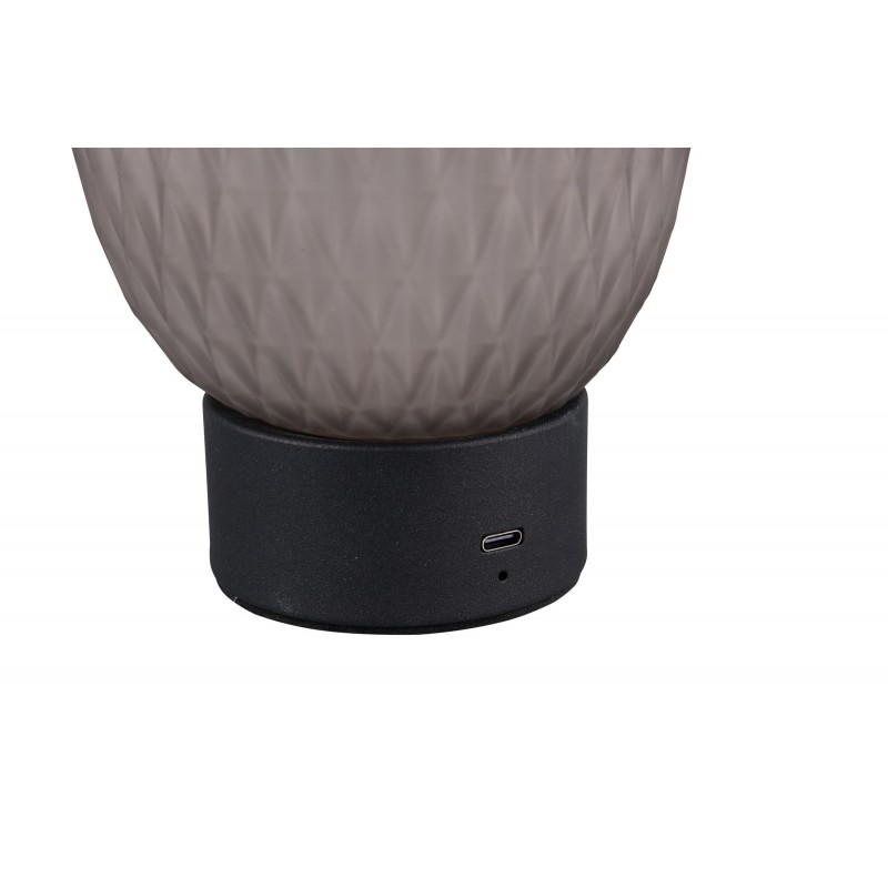 Trio Lampa Stołowa Facette 564210154 Czarny