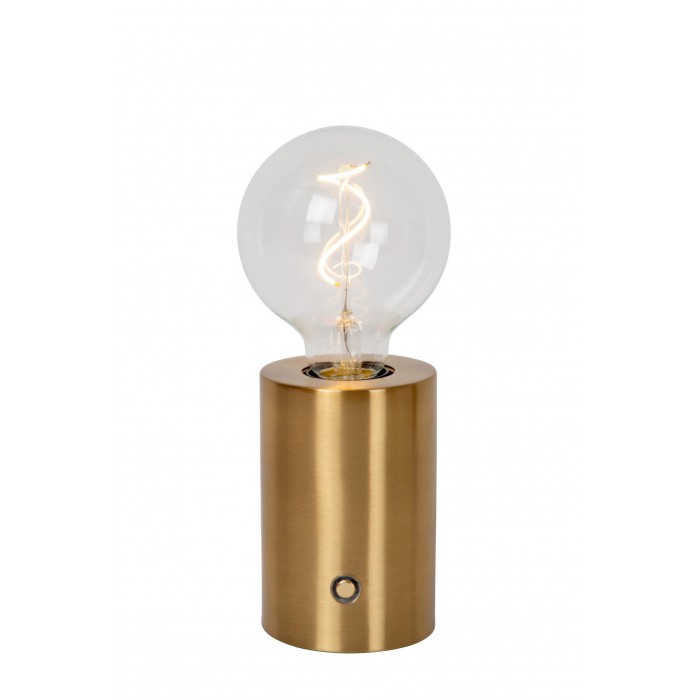 Lucide Lampa Stołowa Vivo 52502/01/02 Złoty I Odcienie Złota, Brązowy I Odcienie Brązu