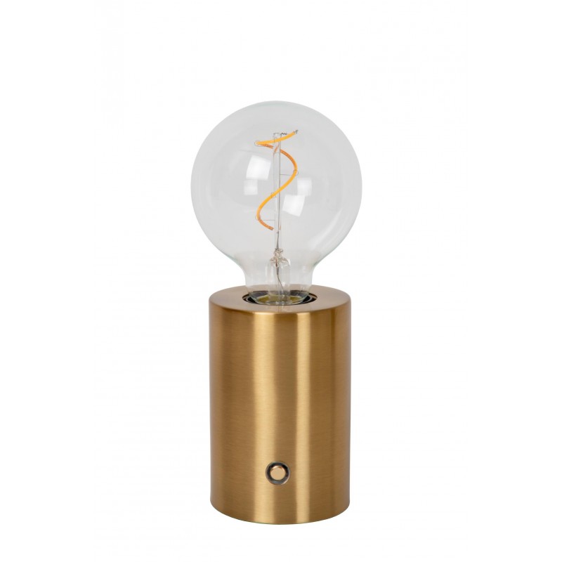 Lucide Lampa Stołowa Vivo 52502/01/02 Złoty I Odcienie Złota, Brązowy I Odcienie Brązu