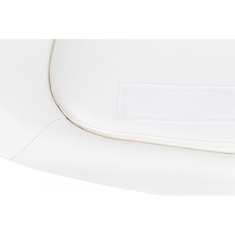 Fotel Egg Szeroki Pu Biały