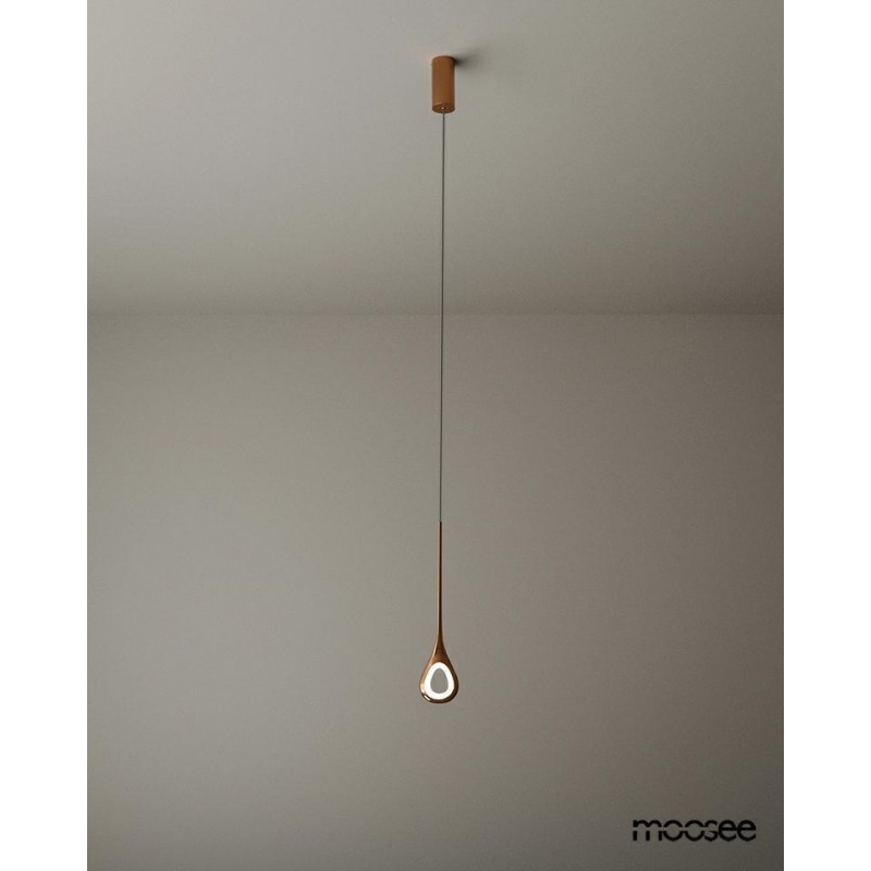 Moosee Lampa Wisząca Vuelo Miedziana
