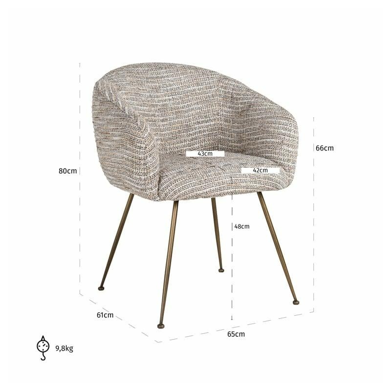 Richmond Krzesło Amalfi Beżowe