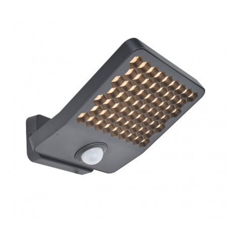 Lutec Lampa Zewnętrzna Ścienna Atlantis  7801608118 Szary I Odcienie Szarości