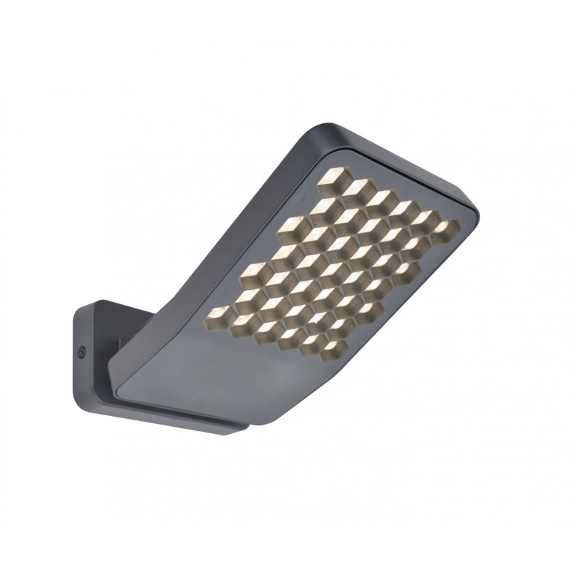 Lutec Lampa Zewnętrzna Ścienna Atlantis 7801601118 Szary I Odcienie Szarości