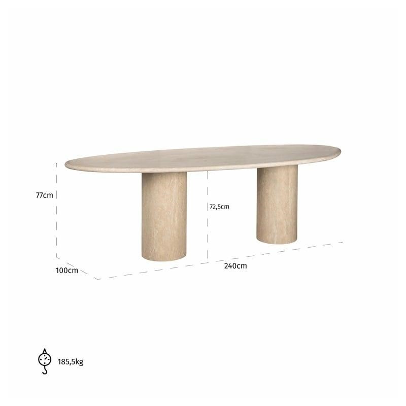 Richmond Stół Jadalniany Renaissance 240  Beżowy