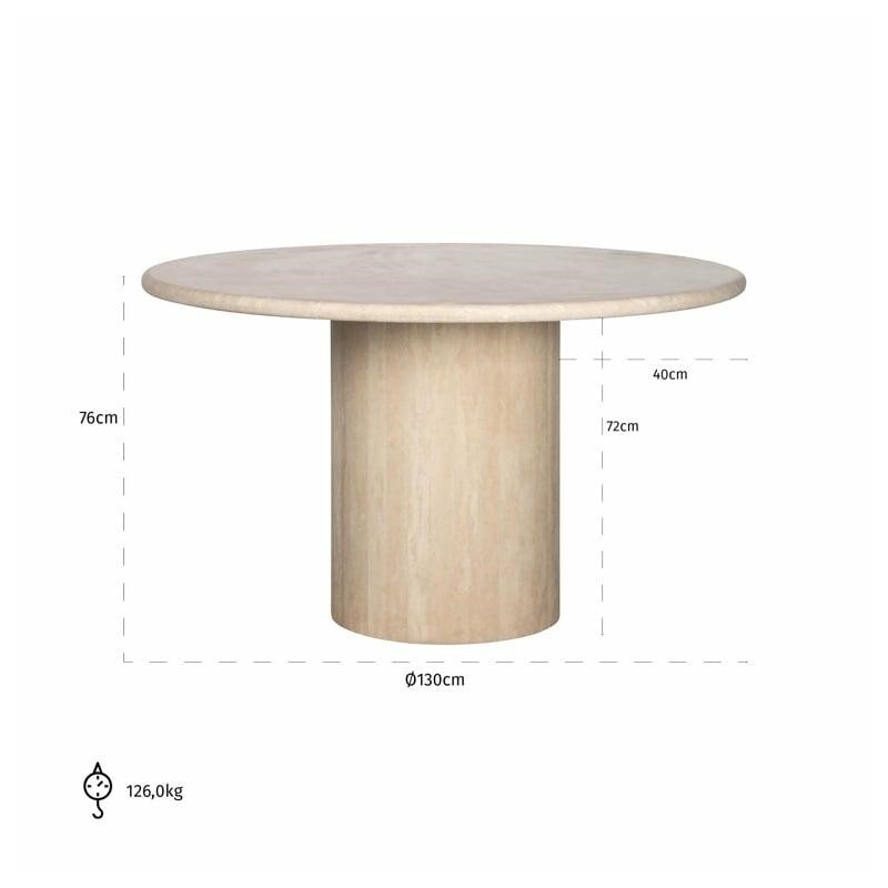 Richmond Stół Jadalniany Renaissance 130  Beżowy