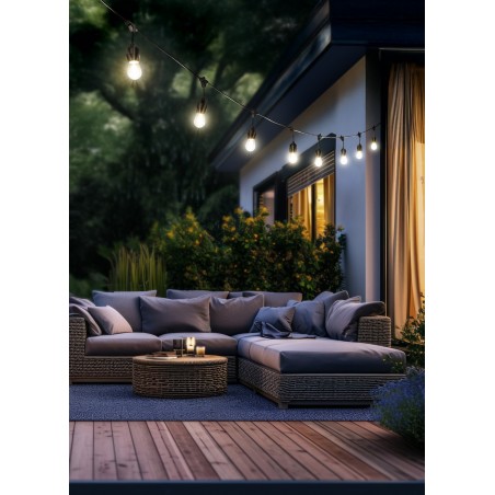 Rl Lampa Zewnętrzna Wisząca Chain R74771132 Czarny