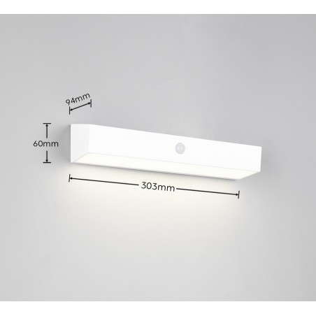 Rl Lampa Zewnętrzna Ścienna Silves Hybrid R23306101 Biały