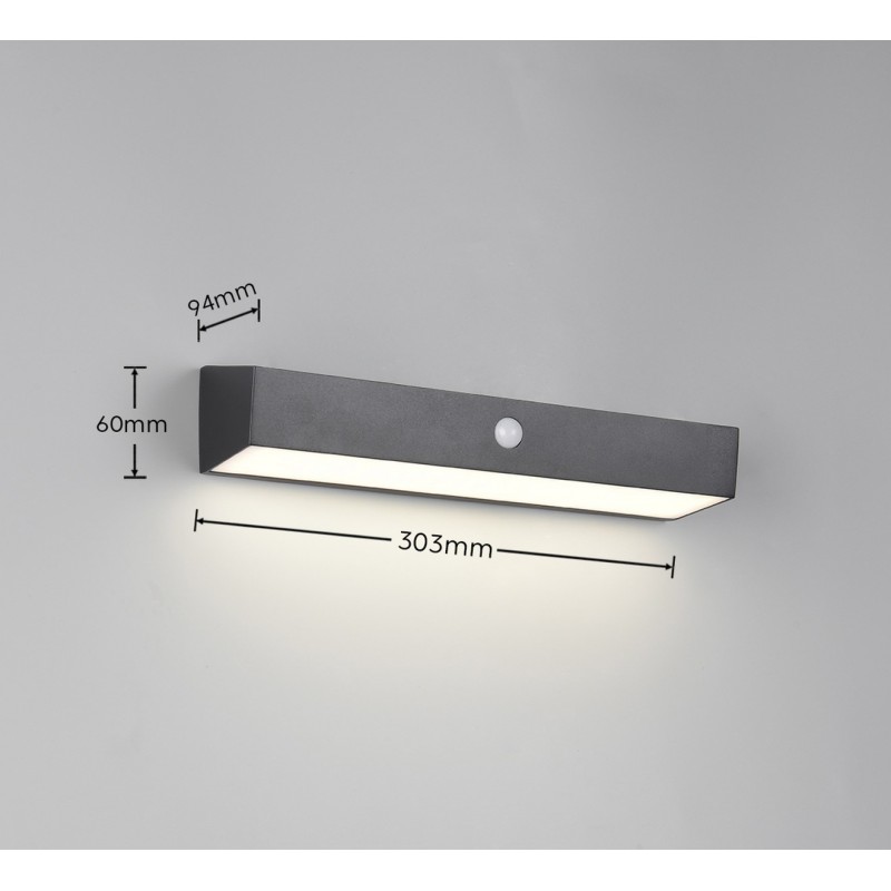 Rl Lampa Zewnętrzna Ścienna Silves Hybrid R23306102 Czarny