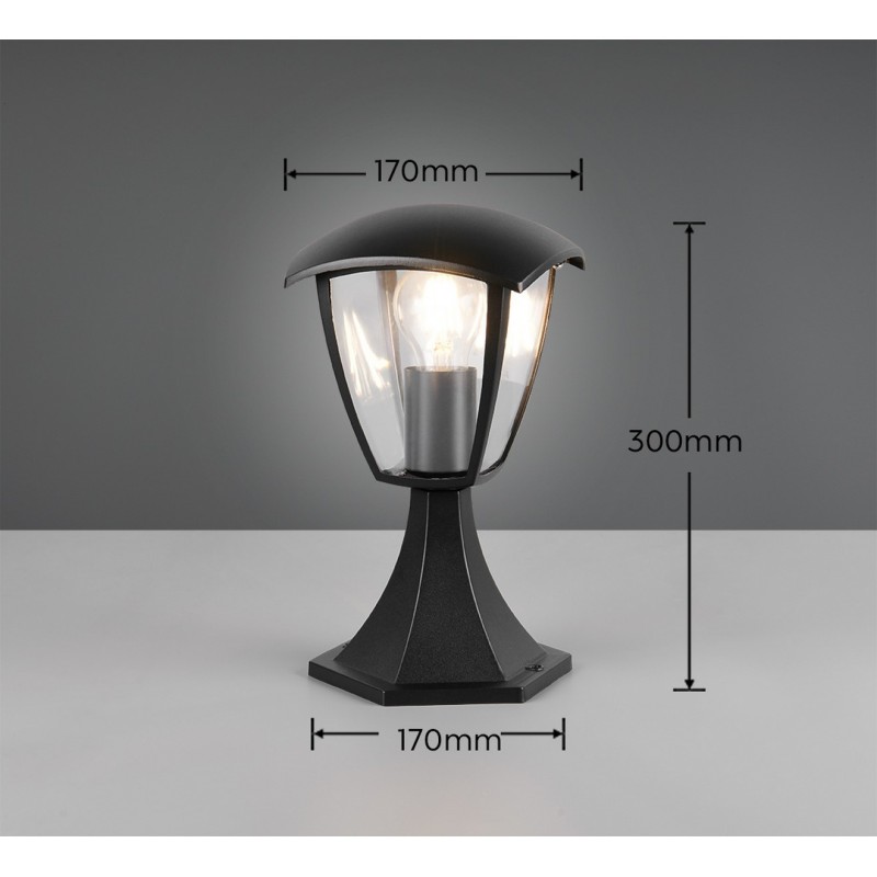 Trio Lampa Zewnętrzna Stojąca Venta 563260132 Czarny