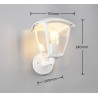 Trio Lampa Zewnętrzna Ścienna Venta 263260231 Biały