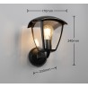 Trio Lampa Zewnętrzna Ścienna Venta 263260232 Czarny