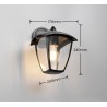 Trio Lampa Zewnętrzna Ścienna Venta 263260132 Czarny