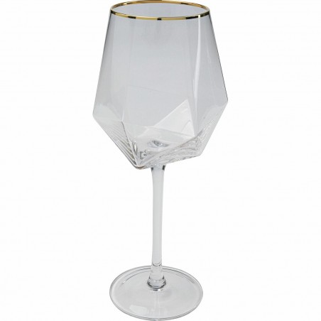 Kare Komplet Kieliszków Do Wina Diamond   Rim 525 Ml (4 Sztuki)