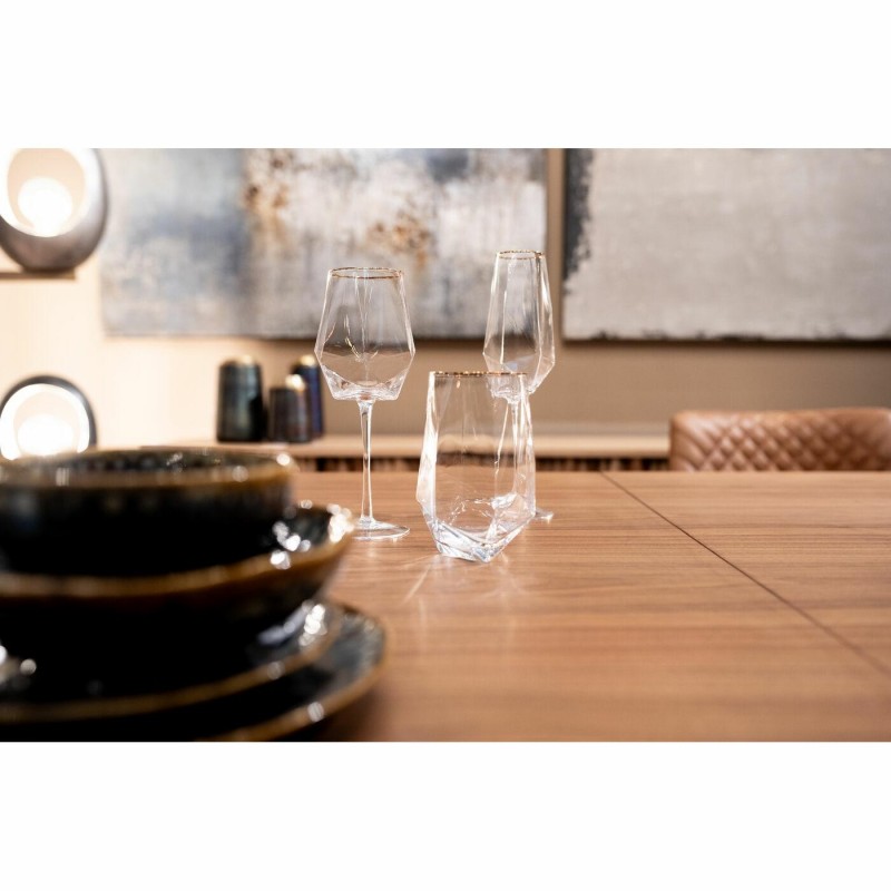 Kare Komplet Kieliszków Do Szampana       Diamond Rim 360 Ml (4 Sztuki)