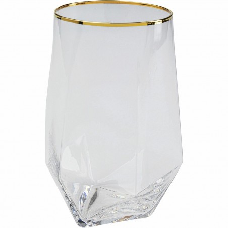Kare Zestaw Szklanek Diamond Rim 510 Ml   (4 Sztuki)