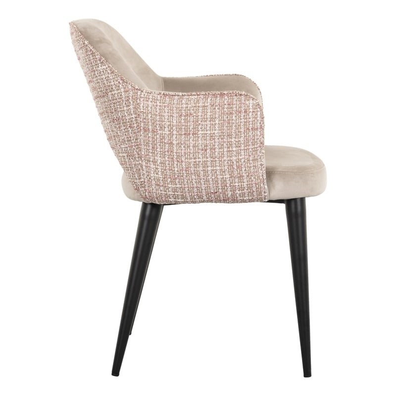 Richmond Krzesło Giovanna Beżowy Welur    / Trendy Róż