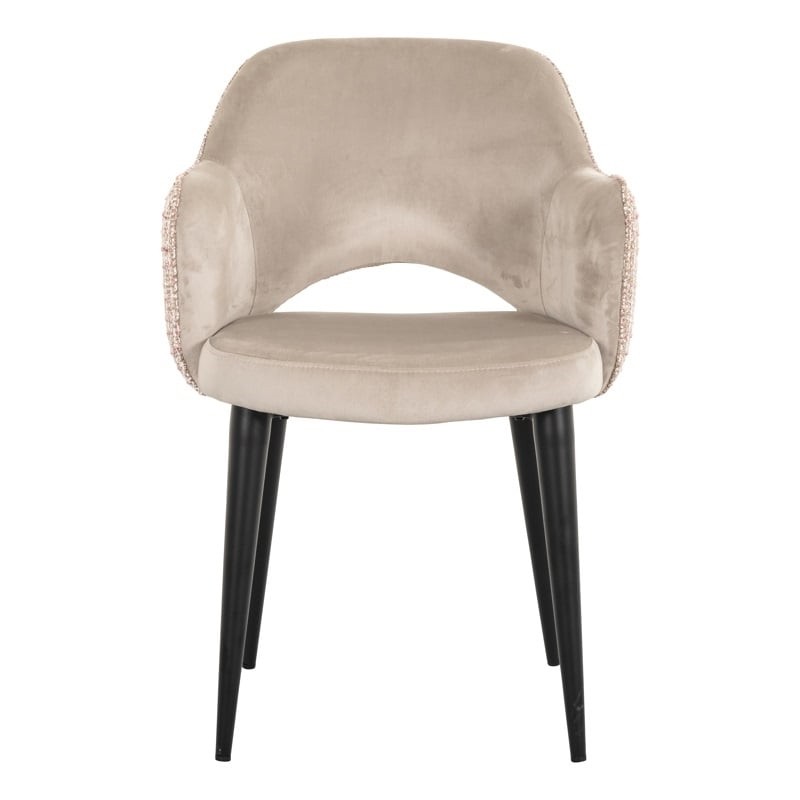 Richmond Krzesło Giovanna Beżowy Welur    / Trendy Róż