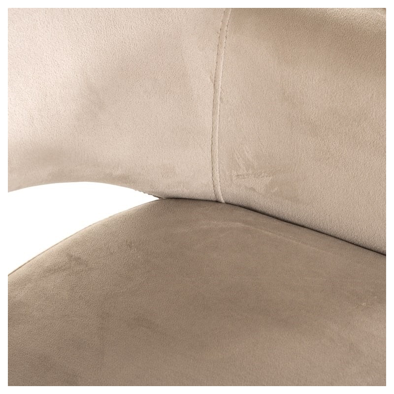 Richmond Krzesło Giovanna Beżowy Welur    / Trendy Róż