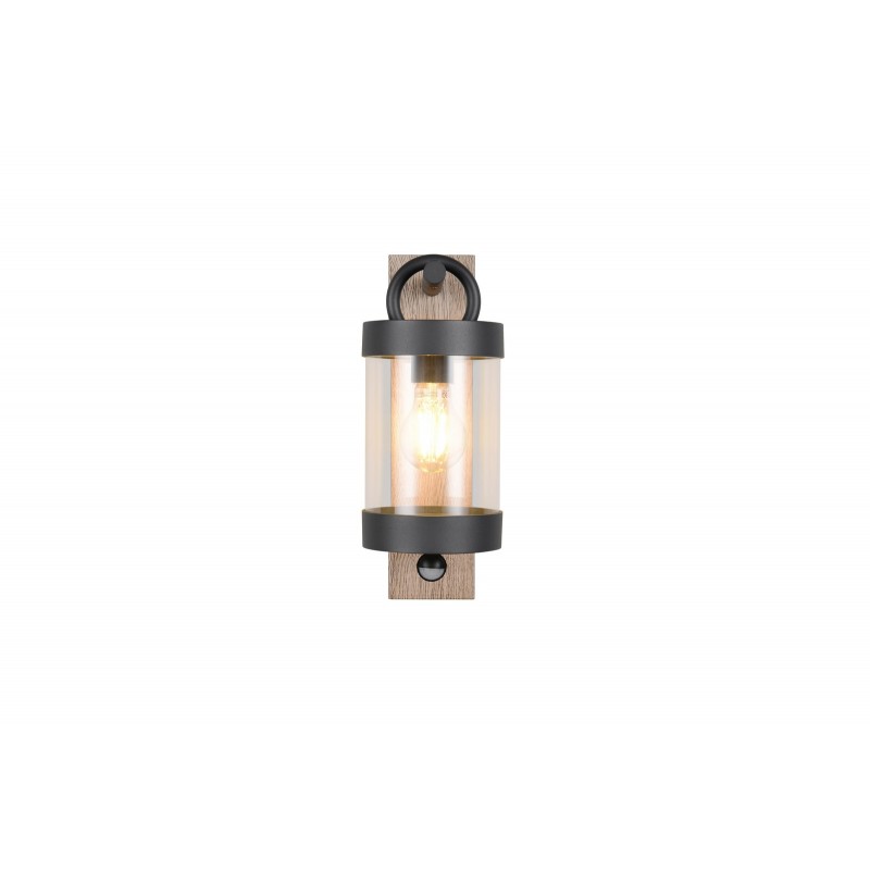 Trio Lampa Zewnętrzna Ścienna Sambesi 204169135 Drewno Jasne I Ciemne