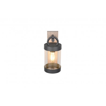 Trio Lampa Zewnętrzna Ścienna Sambesi 204169135 Drewno Jasne I Ciemne