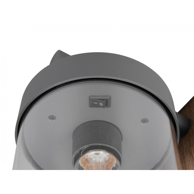 Trio Lampa Zewnętrzna Ścienna Sambesi 204160135 Drewno Jasne I Ciemne