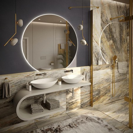 Moosee Lampa Wisząca Rugia Złota