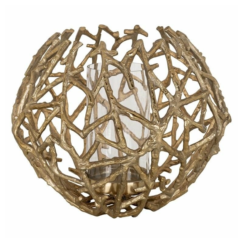 Richmond Świecznik Jaimy Złoty