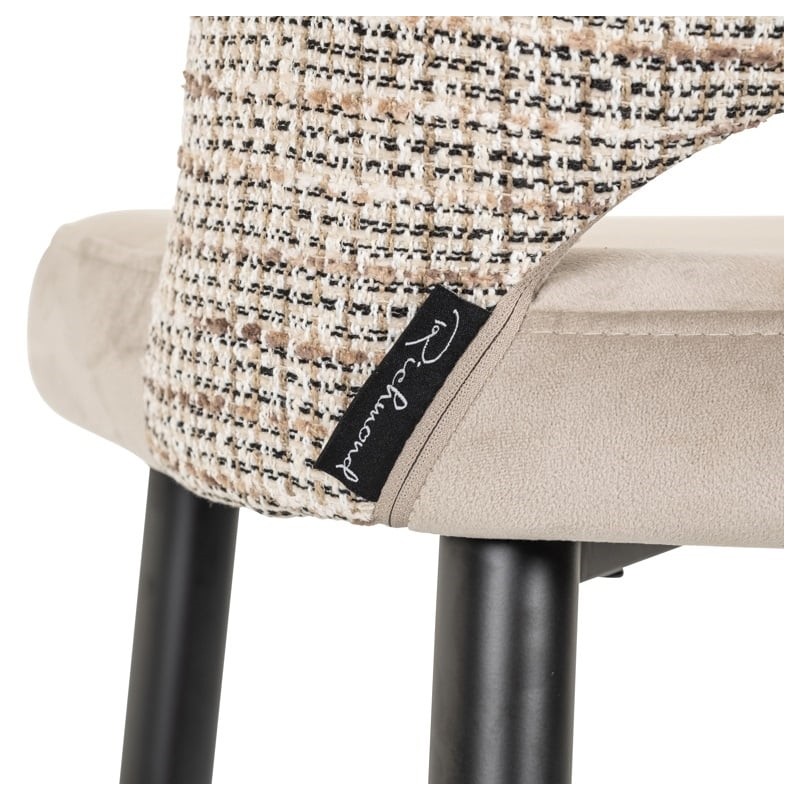 RICHMOND krzesło barowe TABITHA I beżowe