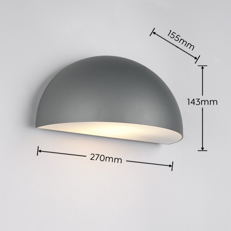 Trio Lampa Zewnętrzna Ścienna Maas 262460142 Antracyt