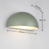 Trio Lampa Zewnętrzna Ścienna Maas 262460115 Zielony