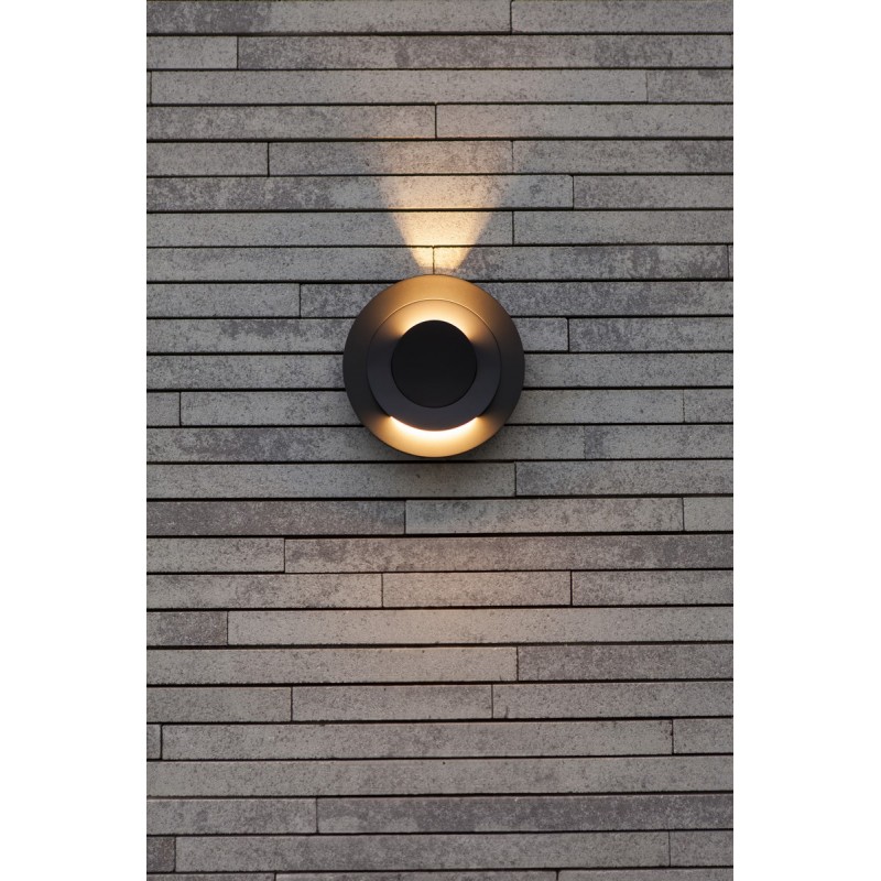 Lutec Lampa Zewnętrzna Ścienna Moov 5137701118 Szary I Odcienie Szarości