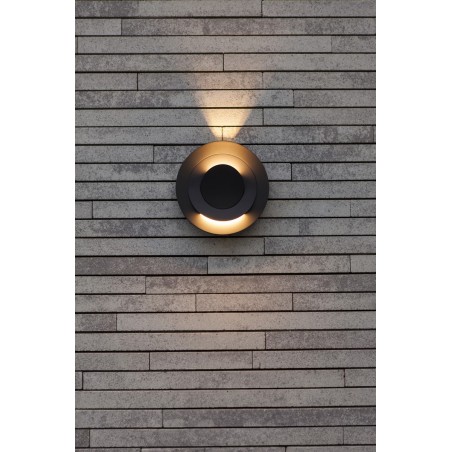 Lutec Lampa Zewnętrzna Ścienna Moov 5137701118 Szary I Odcienie Szarości