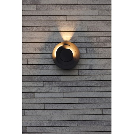 Lutec Lampa Zewnętrzna Ścienna Moov 5137701118 Szary I Odcienie Szarości