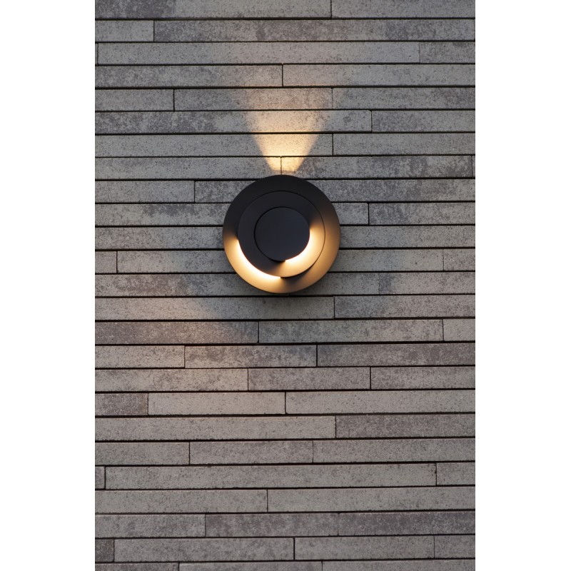 Lutec Lampa Zewnętrzna Ścienna Moov 5137701118 Szary I Odcienie Szarości