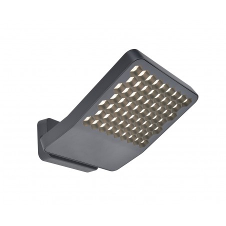 Lutec Lampa Zewnętrzna Ścienna Atlantis 7801603118 Szary I Odcienie Szarości