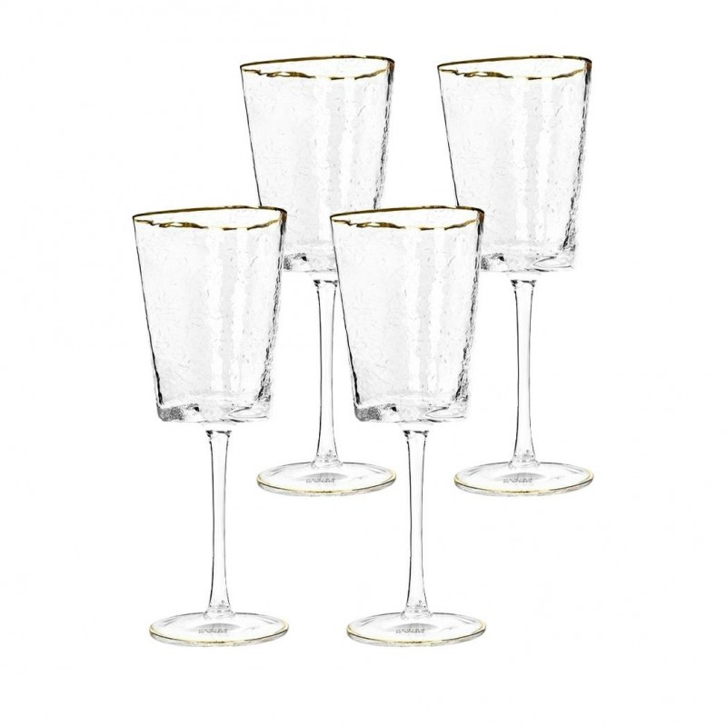 Kare Komplet Kieliszków Do Wina Hommage   400 Ml (4 Sztuki)