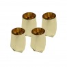 Kare Zestaw Szklanek Diamond 510 Ml Złoty (4 Sztuki)