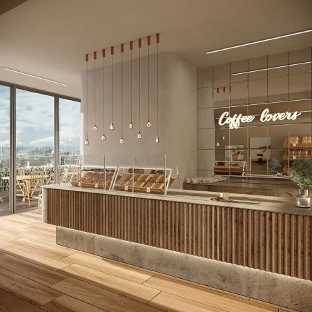 Moosee Lampa Wisząca Vuelo Miedziana