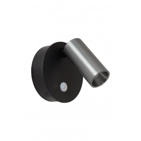 Lucide Kinkiet Toni 29934/02/15 Szary I Odcienie Szarości, Czarny