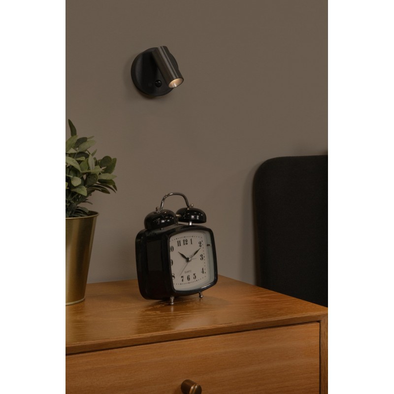 Lucide Kinkiet Toni 29934/02/96 Brązowy I Odcienie Brązu, Czarny