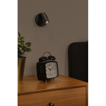 Lucide Kinkiet Toni 29934/02/96 Brązowy I Odcienie Brązu, Czarny